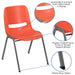 Orange Shell Stack Chair
