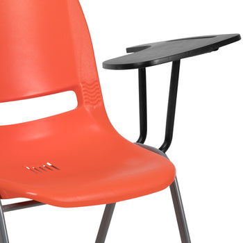 Orange Tablet Arm Chair