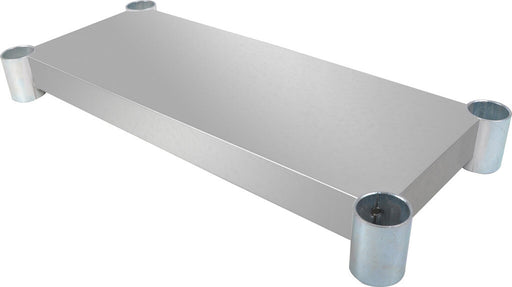 BK Resources SVTS-1848 Stainless Steel Work Table Adjustable Undershelf 48" W x 18" D