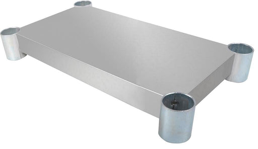 BK Resources SVTS-4836 Stainless Steel Work Table Adjustable Undershelf 48" W x 36" D