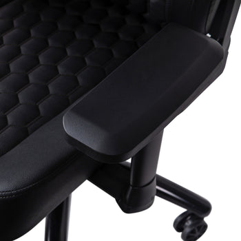 Black/Black 4D Arms Game Chair