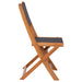 2PK Natural Acacia Wood Chairs