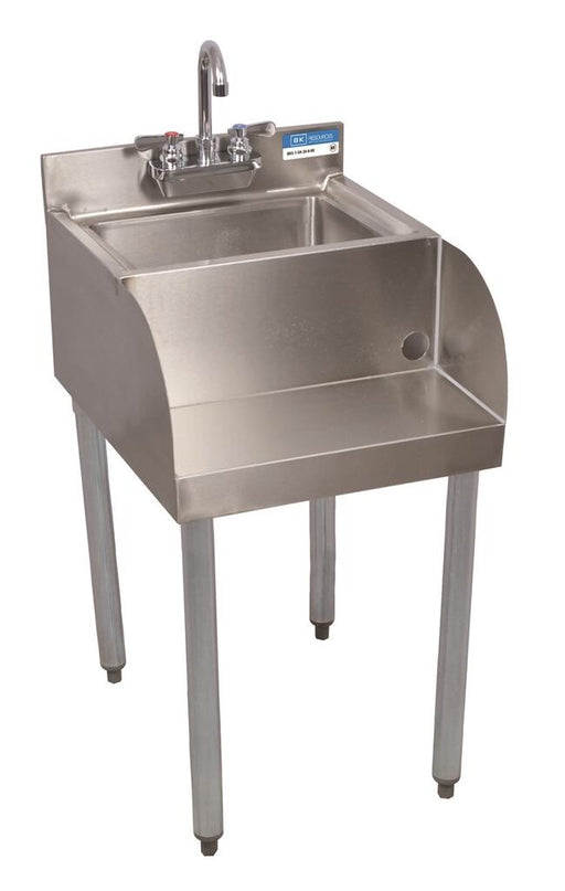 BK Resources UB4-21-1410BSS-P-G 21"X18" Stainless Steel Underbar Blender Station w/ Faucet