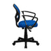 Blue Low Back Task Chair