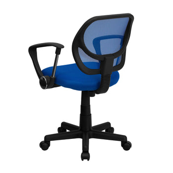 Blue Low Back Task Chair