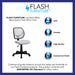 White Low Back Task Chair