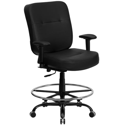 Black 400LB Draft Chair