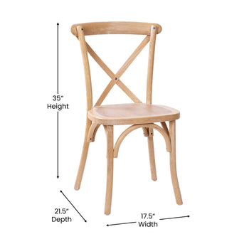 Driftwood X-Back Chair