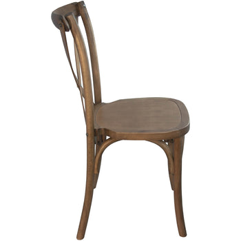 Light Brown X-Back Chair