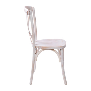 Lime Wash X-Back Chair