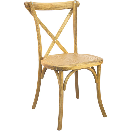 Natural X-Back Chair