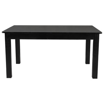 60x38 Black Wash Farm Table