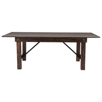 7'x40" Folding Farm Table
