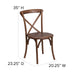 8'x40" Farm Table/10 Chair Set