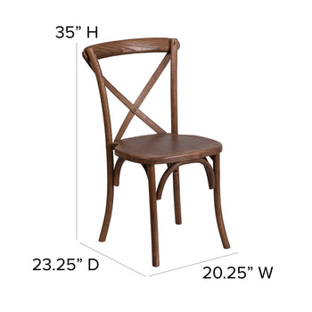 60" RD Farm Table/4 Chair Set