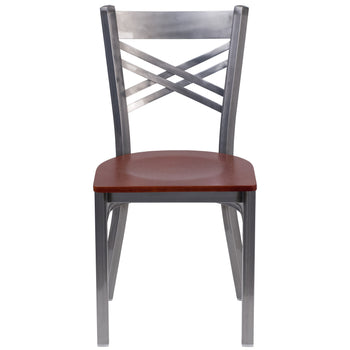 Clear X Chair-Cherry Seat