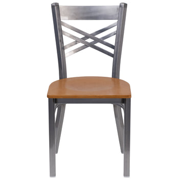 Clear X Chair-Nat Seat