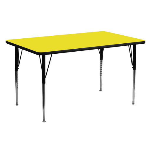 24x60 Yellow Activity Table