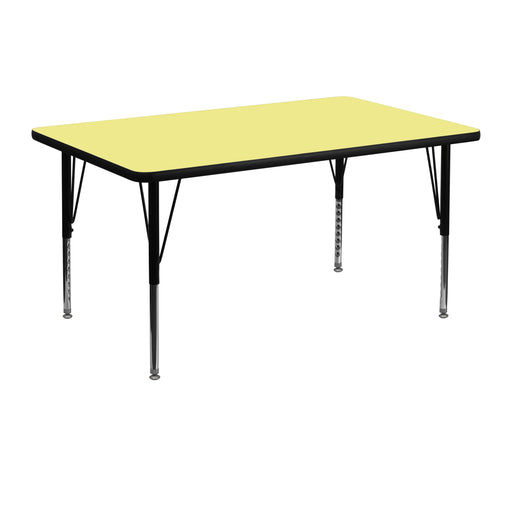 30x48 Yellow Activity Table