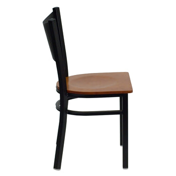 Black Coffee Chair-Cherry Seat