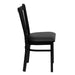 Black Vert Chair-Black Seat