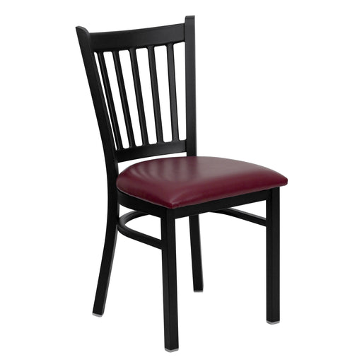 Black Vert Chair-Burg Seat