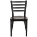Black Ladder Chair-Wal Seat