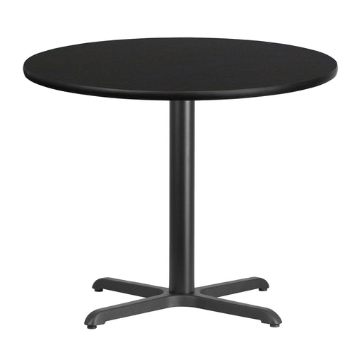 36RD Black Table-30x30 X-Base