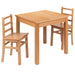 Natural Solid Wood Table Set