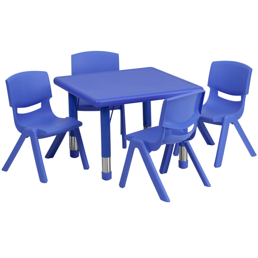 24SQ Blue Activity Table Set
