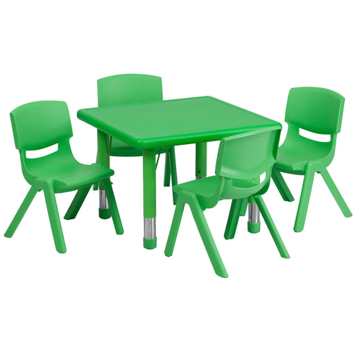 24SQ Green Activity Table Set
