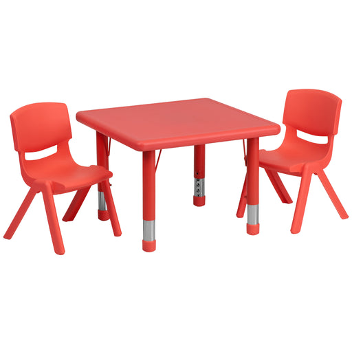 24SQ Red Activity Table Set