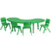 35x65 Green Activity Table Set