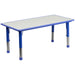 23x47 Blue Activity Table Set
