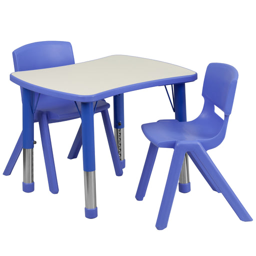 21x26 Blue Activity Table Set
