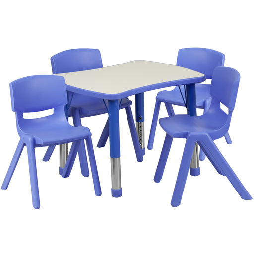 21x26 Blue Activity Table Set