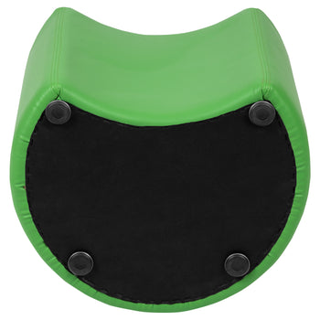 18" Soft Seating Moon-Green
