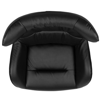 Black LeatherSoft Swivel Chair