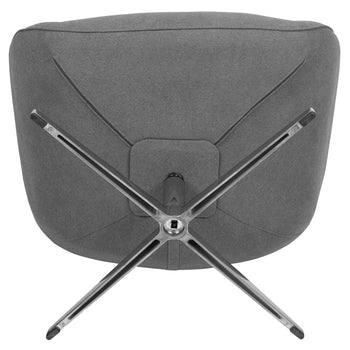 Gray Fabric Swivel Chair
