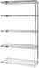 Quantum Storage Solutions AD86-2436C-5 Chrome Wire Shelving Add-On Kit 