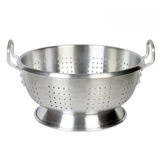 Thunder Group ALHDCO101 12 Qt Aluminum Colander With Base And Handle, Heavy Duty
