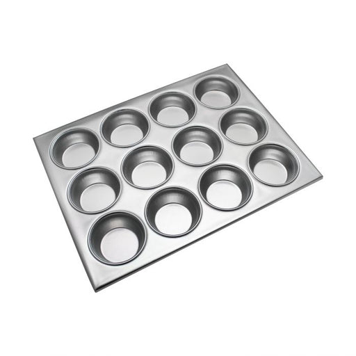 Thunder Group ALKMP012 12 Cup Muffin Pan, 3.5 oz Each Cup