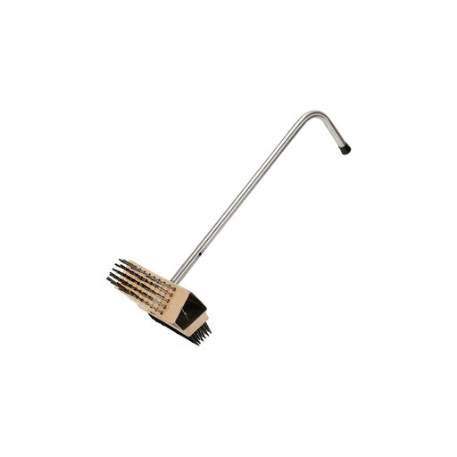 CAC China B2BG-28D Broiler/Grill Brush 2-Head with 28-inches Stainless Steel Handle