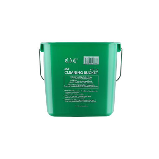 CAC China BTCL-6G Green Cleaning Bucket 6 quart