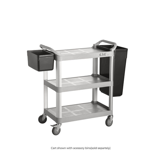 CAC China BTUC-17GY Utility Cart Gray 31-7/8x17-1/8x35-7/8-inches Height