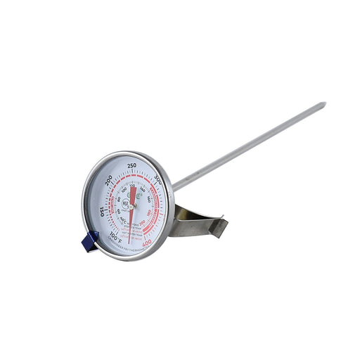 CAC China FPMT-DF13 2-inches Diamater Dial 12-inches Probe Deep Fry / Candy Thermometer