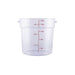 CAC China FS1P-18C 18QT Food Storage Container, Clear