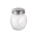 CAC China G5CS-6P 6 oz. Glass Cheese Shaker with Stainless Steel Perf. Cap