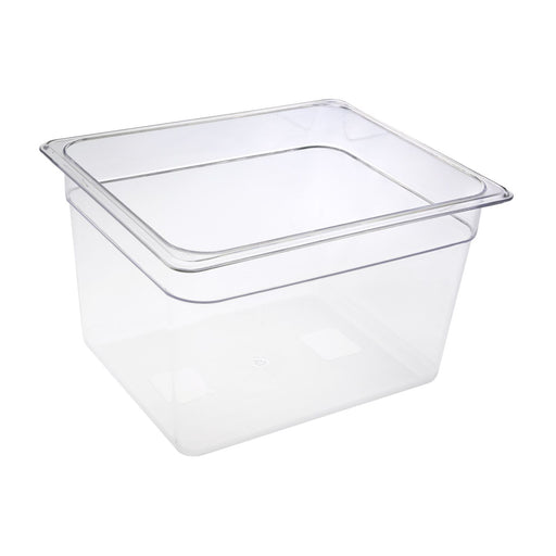 CAC China PCFP-H8 Polycarbonate Food Pan Half Size 8-inches Depth