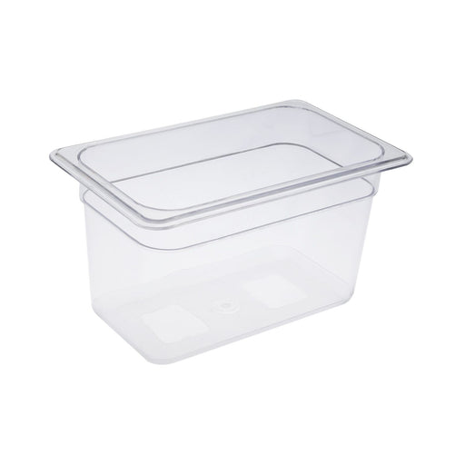 CAC China PCFP-Q6 Polycarbonate Food Pan 1/4 Size 6-inches Depth